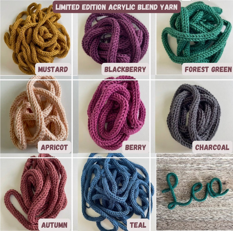 Knitted Wire Words