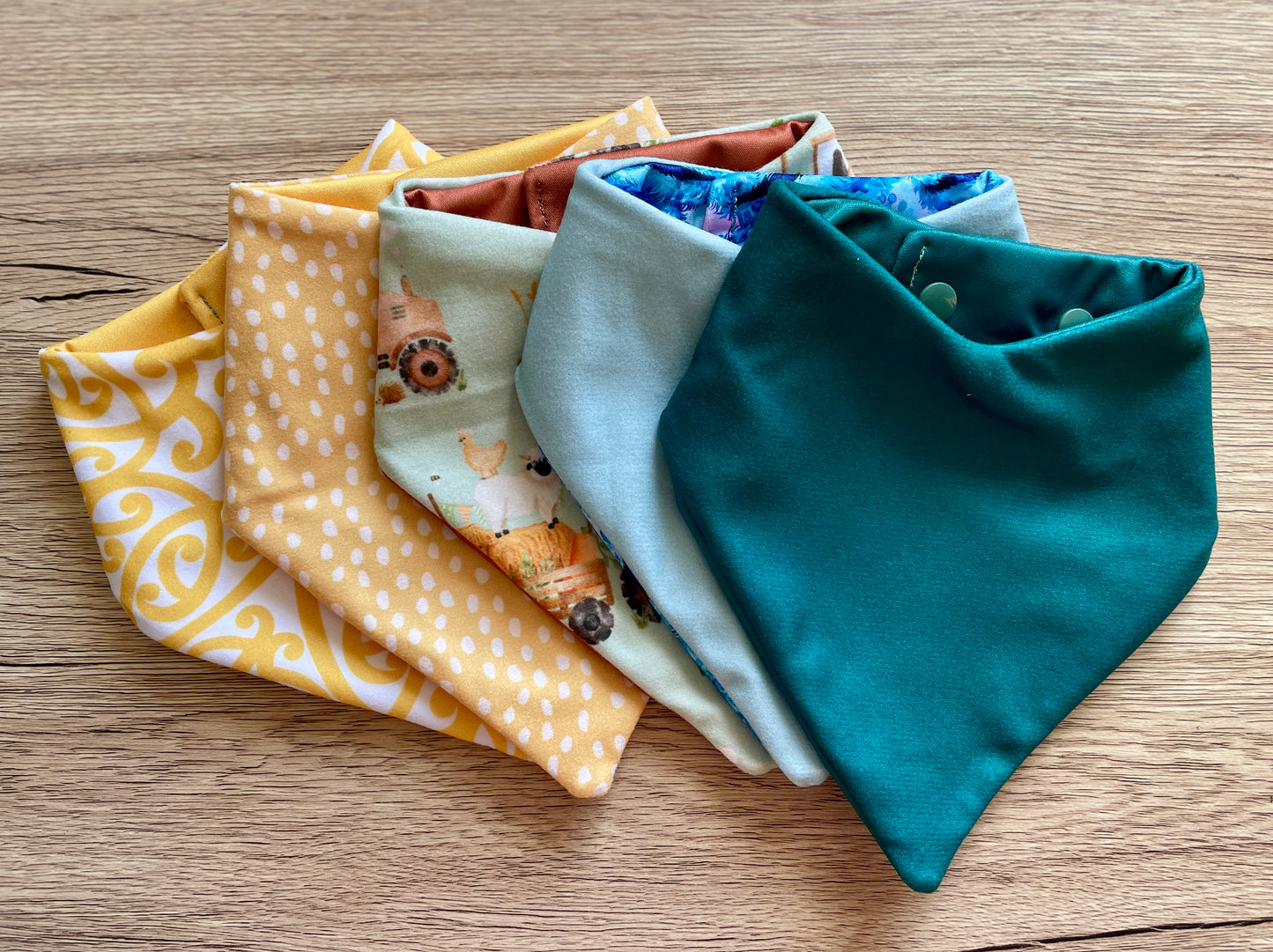 Waterproof Dribble Bibs – Stylish & Practical Bundles - Save 20% - 5 Bibs