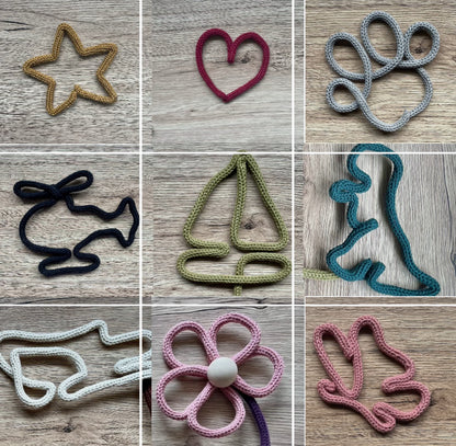 Knitted Wire Words