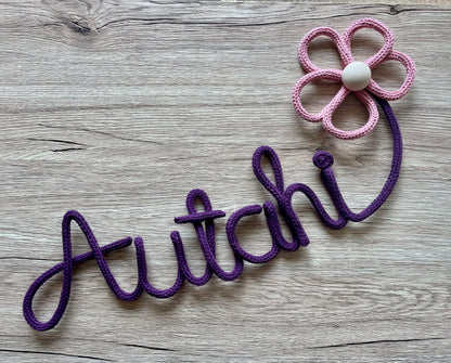 Knitted Wire Words